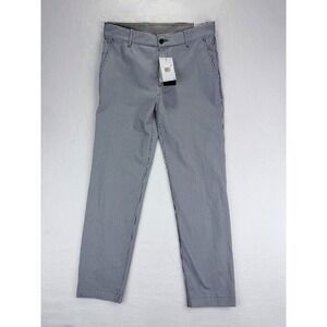 Nike Golf Dri-FIT Seersucker Chino Pants Mens 34x34 Navy White Stripe DH1946-410
